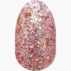 Color Street Tokyo Lights Glitter Sparkle Gold Manicure Nail Polish Strips